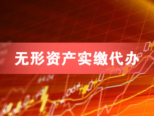 九江无形资产实缴资本代办